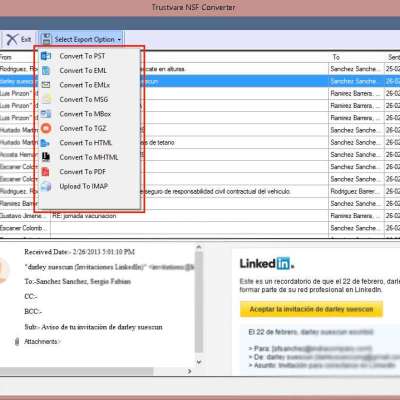 TrustVare NSF Converter Software on Windows 11 Profile Picture