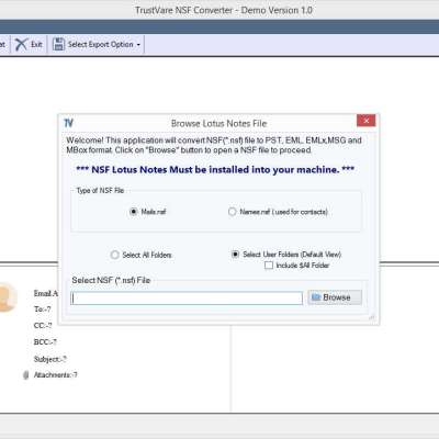 TrustVare NSF to Office 365 Converter Profile Picture