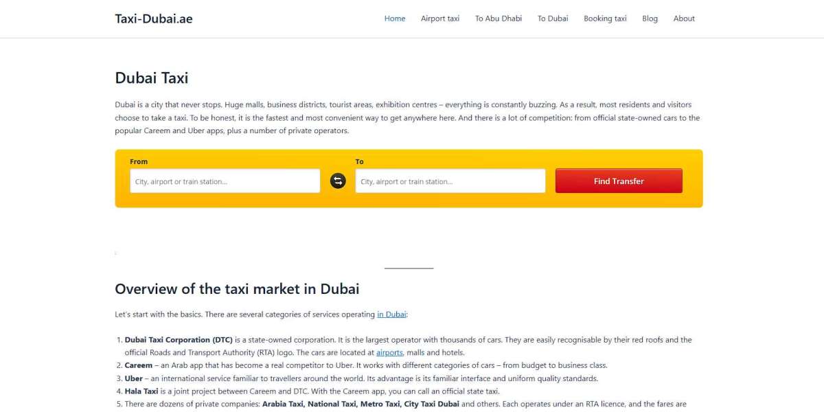 My Taxi Experience in Dubai