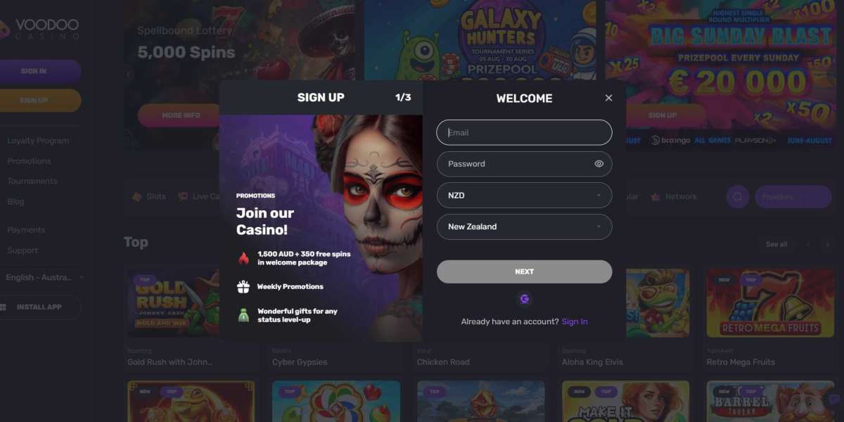 User Interface and Navigation Review of Voodoo Casino