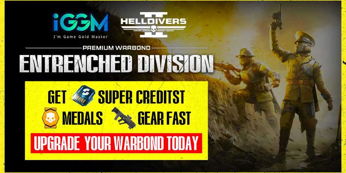 Buy Helldivers 2 Super Credits, Medals & More Items at IGGM.com During Entrenched Division Premium Warbond update