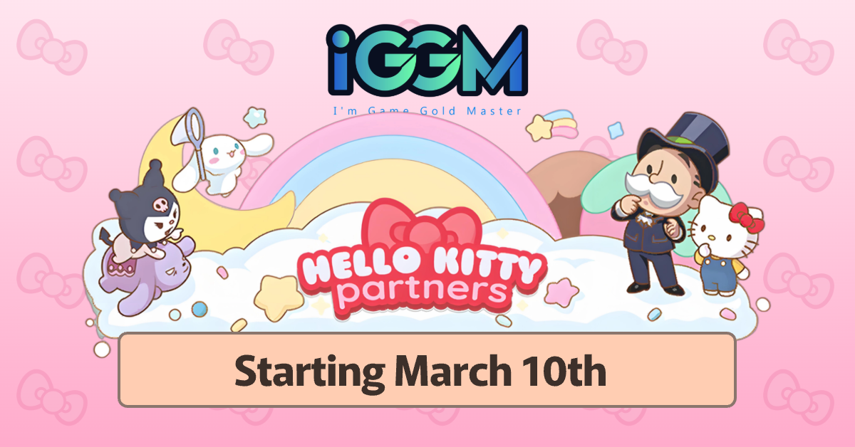 IGGM's Hello Kitty Partners Slot for March 10th is Now Open for Pre-Order, With 1-4 Slots Available!